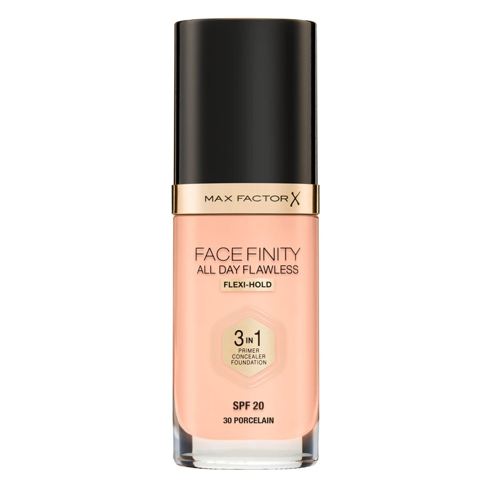 Max Factor Facefinity All Day Flawless Foundation 30 Porcelain 3 Max Factor Facefinity All Day Flawless Foundation 30 Porcelain