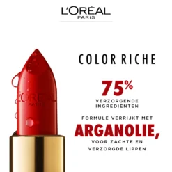 L'Oreal Lu0027Oréal Lippenstift Color Riche Satin 118 French Made Roze -Vitaal Glam Verkoopwinkel 1019304 4
