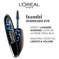 L'Oreal Lu0027Oréal Bambi XXL Oversized Mascara Zwart -Vitaal Glam Verkoopwinkel 1019311 4