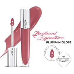 L'Oreal Lu0027Oréal Brilliant Signature Plump- In Gloss 404 Assert -Vitaal Glam Verkoopwinkel 1029639 3