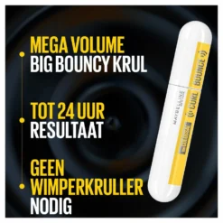 Maybelline Colossal Curl Bounce Mascara Very Black 8 Maybelline Colossal Curl Bounce Mascara Very Black -Vitaal Glam Verkoopwinkel 1035719 3