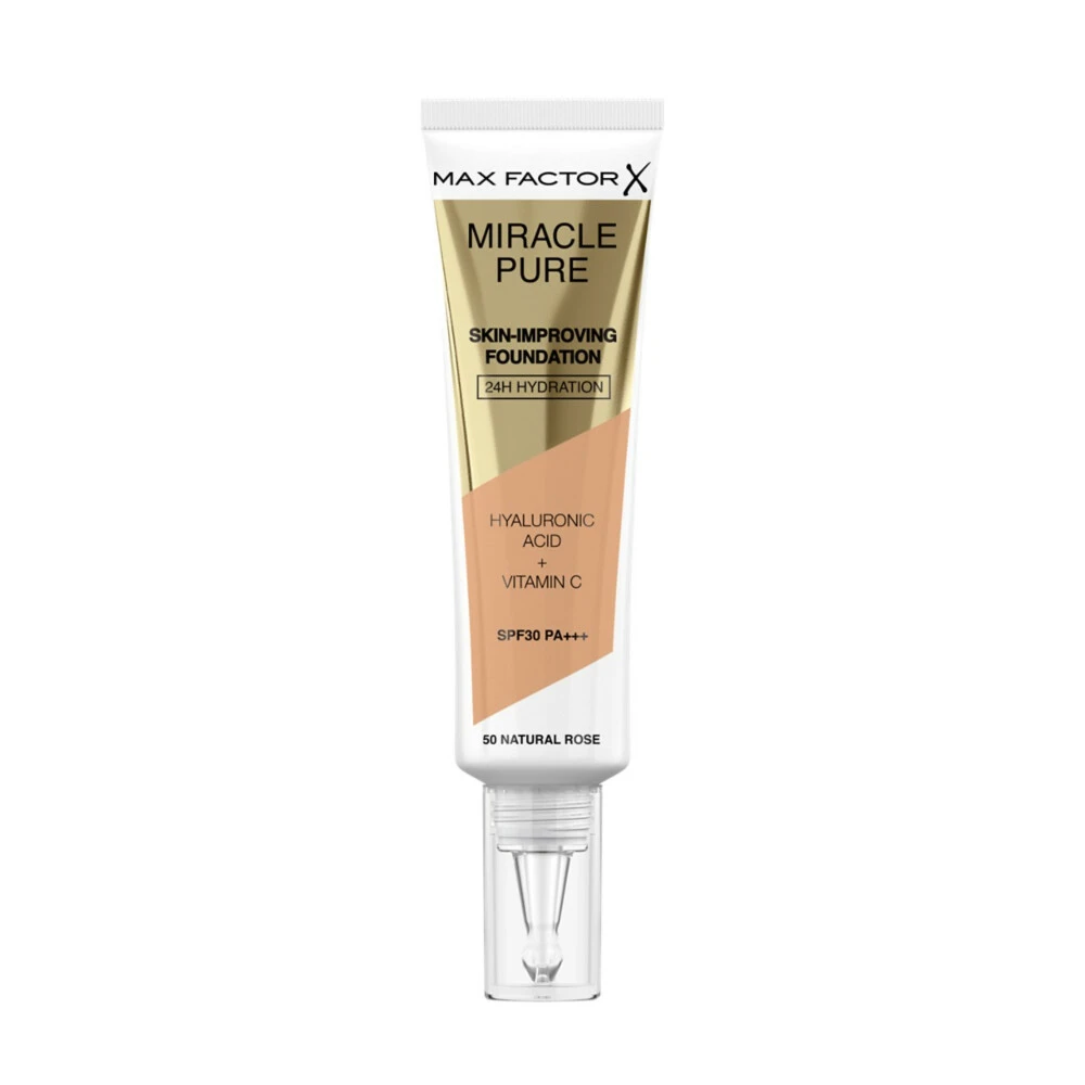Max Factor Miracle Pure Foundation 050 Natural Rose 3 Max Factor Miracle Pure Foundation 050 Natural Rose