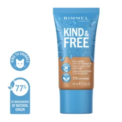 Rimmel KIND & FREE Vegan Foundation 210 Golden Beige