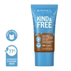 Rimmel KIND & FREE Vegan Foundation 504 Deep Mocha