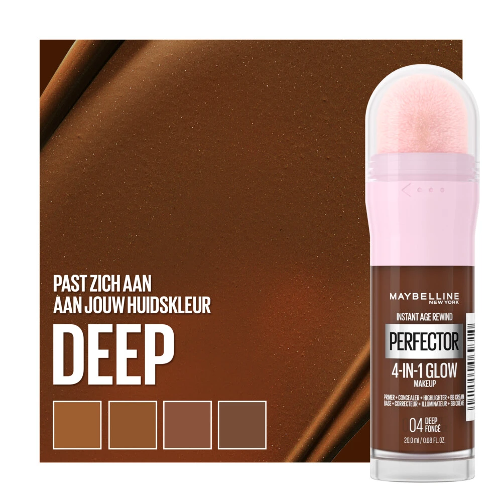 Maybelline Instant Anti-Age Perfector 4-in-1 Glow Deep - Primer, Concealer, Highlighter En BB-Cream In één 5 Maybelline Instant Anti-Age Perfector 4-in-1 Glow Deep - Primer, Concealer, Highlighter En BB-Cream In één - Afbeelding 3