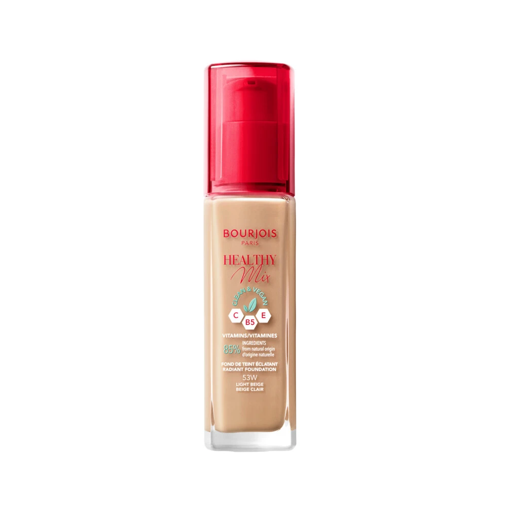 Bourjois Paris Healthy Mix Clean Foundation 053 Light Beige 3 Bourjois Paris Healthy Mix Clean Foundation 053 Light Beige