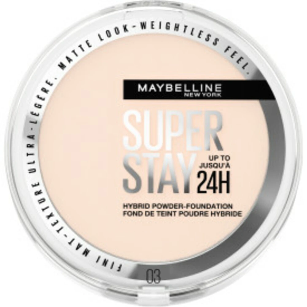 Maybelline SuperStay 24H Hybrid Powder Foundation 03 3 Maybelline SuperStay 24H Hybrid Powder Foundation 03