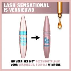 Maybelline Lash Sensational Black - Zwart - Waterproof Mascara -Vitaal Glam Verkoopwinkel 972641 2